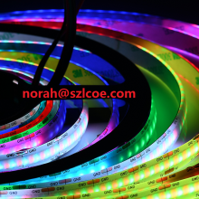 Professional COB LED Strip Manufacture digital RGBIC 1008leds/m high brightness COB LED Strip light