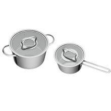 2023 New Products Cooking Pot Cookware Set Stainlesss Steel Kitchenware