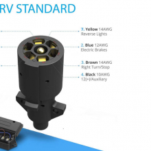 7 Way Plug Inline Trailer Cord & Control Box thumbnail-2