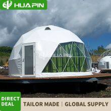 Forest Half Sphere Dome PVC Geodesic Tents for Glamping House thumbnail-5