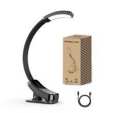 New Dimmable USB Rechargeable Gooseneck Clip on Book Reading Light thumbnail-1