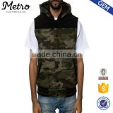 Wholesale Custom OEM Men Snow Camo Vest Jacket