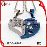 316L Stainless Steel Jewelry Couple Pendant Charms For Friends thumbnail-4