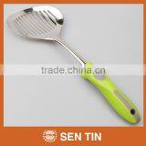 KU-B10TPR Stainless Steel Skimmer With PP & TPR Handle Kitchen Tool thumbnail-2