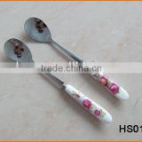 HS012 Ceramic Handle Tea Spoon