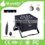 Translite Hot Sale 5in1 RGBWA LED Battery Powered PAR Light With Aluminum Housing thumbnail-4