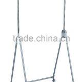 Movable Single Pole Telescopic Floor Coat Hanger Clothes Rack thumbnail-2