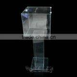 High Quality Transparent Acrylic Fund Box for Fund Raising thumbnail-3