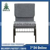 Fashinable Durable Steel Tube Material Church Chair