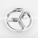 Bulk Stainless Steel Lunch Dinner Plates Tray Dinnerwares Wholesale