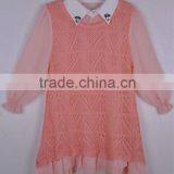 2015 New Arrival Korean Fashion Bodycon Dress Chiffon Split Sweater Women Sweater Dress