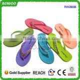 Fancy Popular Solid Color New Summer Cheap Flip Flops thumbnail-2