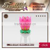 the Most Popular MUSIC Birthday Lotus Flower Candle Export in 2015 thumbnail-6