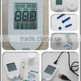 2015 New Design High Quality Big Screen Glucometer With PC-link USB Cable/ Precise Silver Strips/ No Pain Function Lancet Pen Quality Choice thumbnail-2