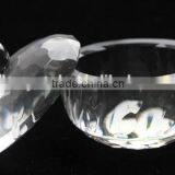 Unique Crystal Glass Sugar Bowl With Lit Sugar Stock thumbnail-4