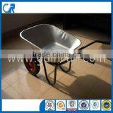 China Supplier Double Wheels Steel Tray Wheelbarrow thumbnail-1
