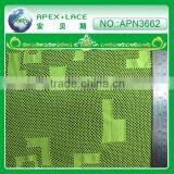 Fashion Trends Polyester Net Lace Fabric for Girls Flower Lace Dress-APN3662