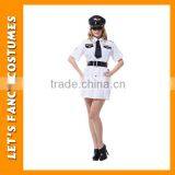 PGWC2581 Carnival Hot Selling High Quality Sexy 100% Polyester Fantasy Police Women Party Costume thumbnail-3