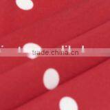 White Dot on Red Plain Pattern Polyester Spandex Ripstop Fabric thumbnail-5