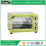 Unit 7 2016 new style yellow mini oven for baking convection oven