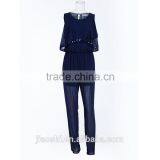 OEM Custom Madecasual Loose Style Sexy One Piece Chiffon Women Jumpsuit for Ladies thumbnail-2