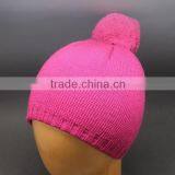 2015 CUSTOM BRAND WOOL POMPOM BLANK LOGO LADIES WINTER HAT FOR LADIES FASHION HAT thumbnail-1