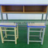 Double School Desk Adjustable School Desk and Chair Modern School Furniture HXZY057 thumbnail-3