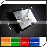 Black 160W 200W CE ROHS 6000k IP68 11200lumen Aluminium DC Led Outdoor Flood Light Marine Floodlight