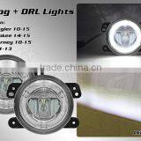 For Jeep Wrangler LED Fog Lamp With DRL Light for Jeep 4inch Round LED Drving Light for Dodge LED Fog DRL Lamp for Jeep Wrangler thumbnail-2