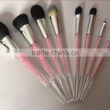 top quality 8 piece cosmetic makeup goat hair brushes set