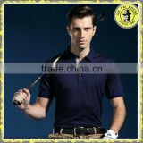 Custom 100% Polyester Dry Fit Mens Wholesale Golf Polo Shirt