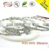 Ip20 Led Strip 2835 Warm White/white 12V24v 5M 30led/m Flexible Led Bar Light