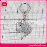 Epoxy Promotional Metal Chrome Key Chain