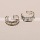 T0003-925 SOLID STERLING SILVER PLAIN LORD LAXMI FOOT REGULAR FINE TOERING 3.37 thumbnail-1