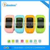 Electronic fence setting kids gps tracker smart watch with intercom voice messages