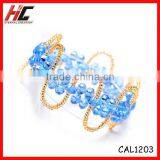 2012 Fashoin High Quanlity Green Blue Glass Beads Crystal Bracelet