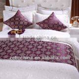 Nantong Factory Price White Color Wholesale Hotel Design Cotton Bed Sheet thumbnail-3