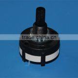 HW-RS25 Plastic Shaft Rotary Switch and Hongwang 2 Pole 3 Position Rotary Switch