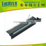 CAT.3 25 Ports 50 Ports RJ11 Telephone Patch Panel With Approval