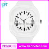 Newest style fashion jelly watch custom silicone women watches with japan movement from hanbeter