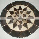 Modern Round Cotton Rug for Dinning Room thumbnail-2