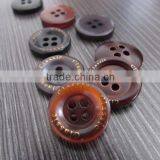 Lettered Shirt Button