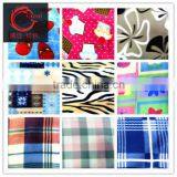 CHEAP HIGH QUALITY FDY FLEECE PRINTING BLANKET FABRIC GRAIN LEOPARD