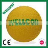 5 inches YELLOW playground ball