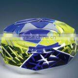 Small Order Crystal Ashtray,crystal Smoking Accessory With Engraved Logo Color (R-1011 thumbnail-1