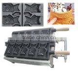 New Design Ice Cream Taiyaki Waffle Grill Baker of Fish Shape With Open Mouth