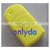 World Wide Sell Silicone Car Key Cover for Mazda Mazda Remote Key Silicon Cover in Yellow