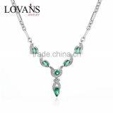 925 Sterling Silver Latest Design Beads Necklace Jewelry SNP027W thumbnail-1