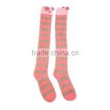 Girl's Fleece Cartoon Animal Thigh Stockings Striped Over Knee Socks Warm thumbnail-3