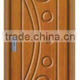MDF Strips Wooden Door With Pvc Coated thumbnail-1